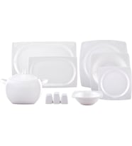 Emsan Fine Bone Meyra 61 Parça 12 Kişilik Yemek Takımı 600.15.01.2215