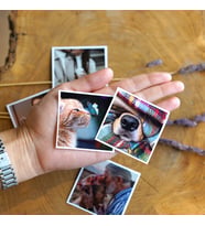 KARE KART FOTOĞRAF BASKI 10 ADET  (5cmx5cm)