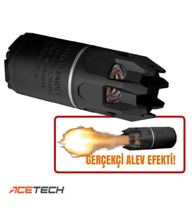 Acetech Raider Tracer Unit ''Alev Efektli'' Airsoft Susturucu