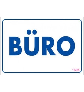 Pvc Levha quot;Büroquot; 17,5*25 cm