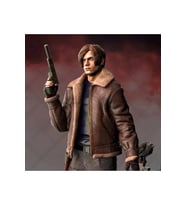 Resident Evil Leon Kennedy 3D Figür 30CM (Açık Kahve-Ekru)