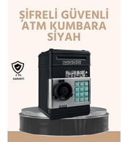 Işıklı Sesli Şifreli ATM Görünümlü Kasa Kumbara
