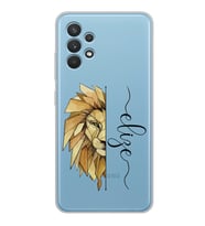 Samsung Aslan Burcu Tasarımlı Şeffaf Telefon Kılıfı