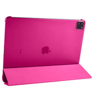 İpad Pro 12.9 2020 (4.Nesil) / İpad Pro 12.9 2021 (5.Nesil) / İpad Pro 12.9 2022 M2 Standlı Tablet Kılıf Smart Cover (Pembe)