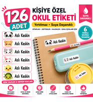 Çocukların okul eşyaları artık hem daha düzenli hem de daha eğlenceli!