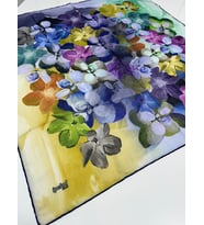 Fresh Soft Pamuk Eşarp - 05081 (Lacivert - Yeşil)