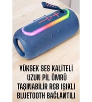 Kablosuz Bluetooth Hoparlör Uzun Pil Ömrü Taşınabilir