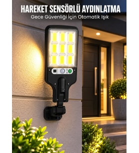 Sensörlü Sokak Tipi Lamba Günlük Kullanım İçin İdeal (Kopya)