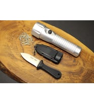 Cold Steel Super Edge 11 cm Kolye Çakı ve El Feneri (Renksiz)