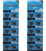 Lexroo LR44 AG13 A76 357A SR44SW 1.5 Volt Alkalin Oyuncak Pili 20'li Tek Kullanımlık
