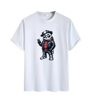 Animasyon Görselli  Unisex (Tshirt) Tişört (Beyaz)