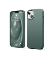 İphone 14 Kılıf First Silikon - Koyu Yeşil