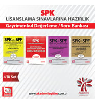 SPK Gayrimenkul Soru Bankası 4'lü Set