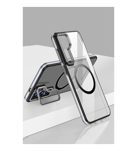 Samsung Galaxy S24 Crystal Magsafe Kapak - Siyah