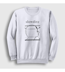 Presmono Unisex Beyaz Cover Slowdive Sweatshirt 438071tt (Beyaz)