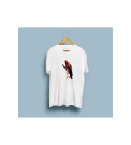 Oversize Papağan Tasarım unisex T-shirt