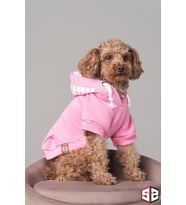 Köpek Elbisesi, Köpek Hoodie, Pembe Magnet, Küçük Irk Köpekler