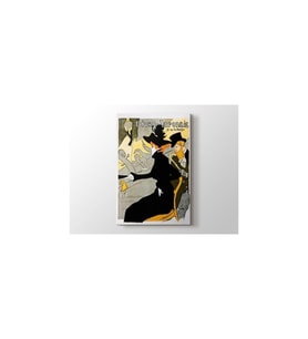 DBSanatevi Toulouse Lautrec - Divan Japonais Tablo 50 X 70 Cm