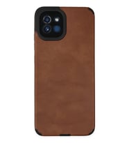 Durukar® Samsung Galaxy A03 Kılıf Loop Deri Silikon - Kahverengi