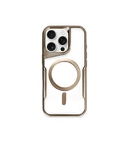 Newface Apple iPhone 14 Pro Kılıf Boyi Magsafe Silikon Kapak - Kahverengi