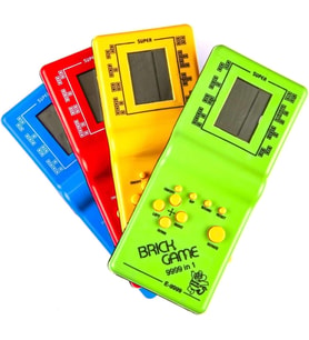 Nostaljik Tetris El Atarisi Pilli Taşınabilir Retro Oyun Konsolu Unutulmayan Atari Oyunu