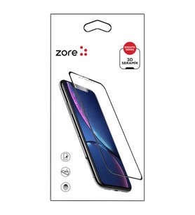 Huawei Honor 20 Uyumlu Zore 3D Seramik Ekran Koruyucu (Siyah)