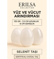 Sertifikalı Oval İri Boy Selenit Taşı – Yüz ve Vücut Arındırma & Enerji Temizleme Taşı (Çok Renkli)