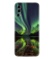 General Mobile GM 23 Kılıf Resimli Desenli Baskılı Silikon Kuzey Işıkları 1327