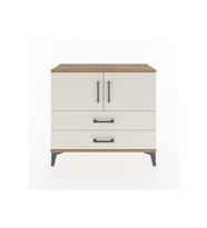 Arges Şifonyer 2 Raflı 2 Çekmeceli 2 Kapaklı 88x30x80 Çam-Aytaşı