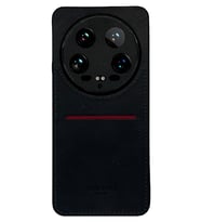Xiaomi Mi 14 Ultra Kartlıklı Rich Boss Lüx Deri Kılıf Siyah