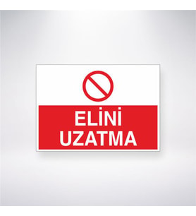 Elini Uzatma 21x28 Arkası Yapışkanlı Levha
