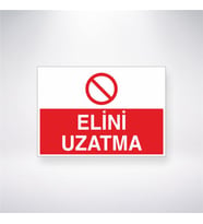 Elini Uzatma 21x28 Arkası Yapışkanlı Levha