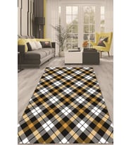 Dijital Kaymaz Taban Yıkanabilir Modern Renkli Salon Halısı Mutfak Halısı Yolluk ND-HT-1358 (Çok Renkli)