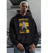 Zenitsu Agatsuma Kimetsu No Yaiba Wiki Baskılı Unisex Oversize Anime Hoodie
