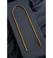 Hematit Doğal Taş Parlak Gold Silindir Kesim 3x9mm Dizi [AA]