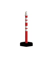 UT6003 Dubalı Uyarı Dikmesi 60x1200 mm, Mıcır Tabanlı, Reflektif, Trafik Güvenlik Bariyeri