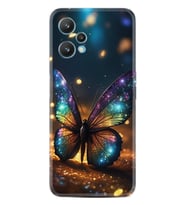 Realme 9 Pro Kılıf Boutique Baskılı Resimli Rengarenk Kelebek Pcode -097