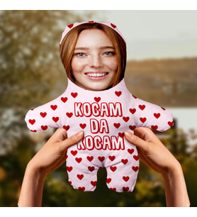 Motto Gift Kocam Da Kocam Kişiye Özel Fotoğraflı Peluş Oyuncak Eşe Sevgiliye Esprili Hediye 531059