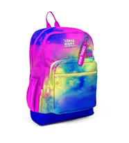 CORAL HIGH 23757 KIDS RENKLİ BATİK DESENLİ DÖRT BÖLMELİ SIRT ÇANTASI