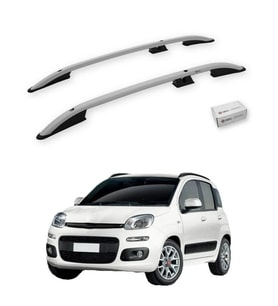 Turtle Fiat Panda (319) 2012-2021 Tavan Çıtası Crown Gri