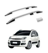 Turtle Fiat Panda (319) 2012-2021 Tavan Çıtası Crown Gri