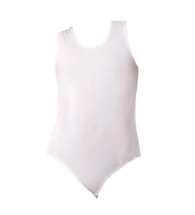 6 Adet Anıt Kız Çocuk Geniş Askılı Çıtçıtlı Body 4524 (Beyaz)
