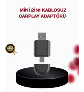 Kablosuz CarPlay Adaptörü – Bluetooth 5.4 ve Wi-Fi 6 Teknolojili Tak & Çalıştır Dönüştürücü