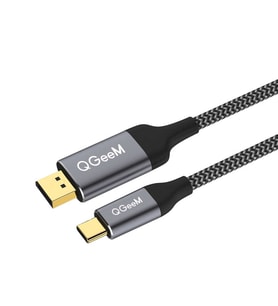Lexroo QG-UA13 Type-C To Display Port Kablo - Siyah