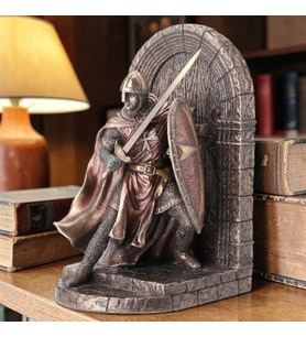 Wise Veronese Şövalye Kitap Stop Biblo 12,5x11x19,5 cm Dekoratif Obje