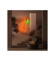 Kadın Figürlü Neon Tabela