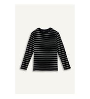 Defacto Çizgili Lacivert Erkek Çocuk Sweatshirt G6738A8/NV146