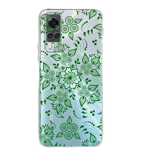 Vivo Y51 Uyumlu Kamera Korumalı Kapak Nostalji Desen Tasarımlı Şeffaf Silikon Kılıf