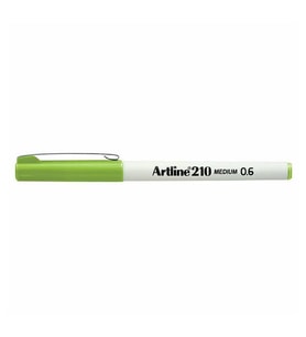 Artline 210N Keçe Uçlu Yazı Kalemi 0,6mm Sarımsı Yeşil 