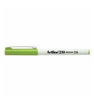 Artline 210N Keçe Uçlu Yazı Kalemi 0,6mm Sarımsı Yeşil 